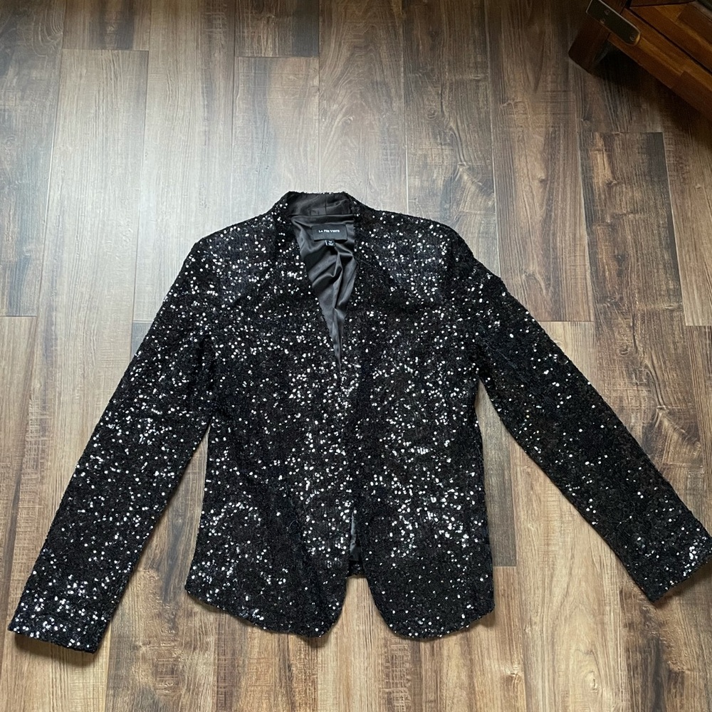 La Fee Verte Sequin Blazer
